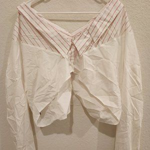 (BRAND NEW) Project Unravel Women Wide V Shirt Size S